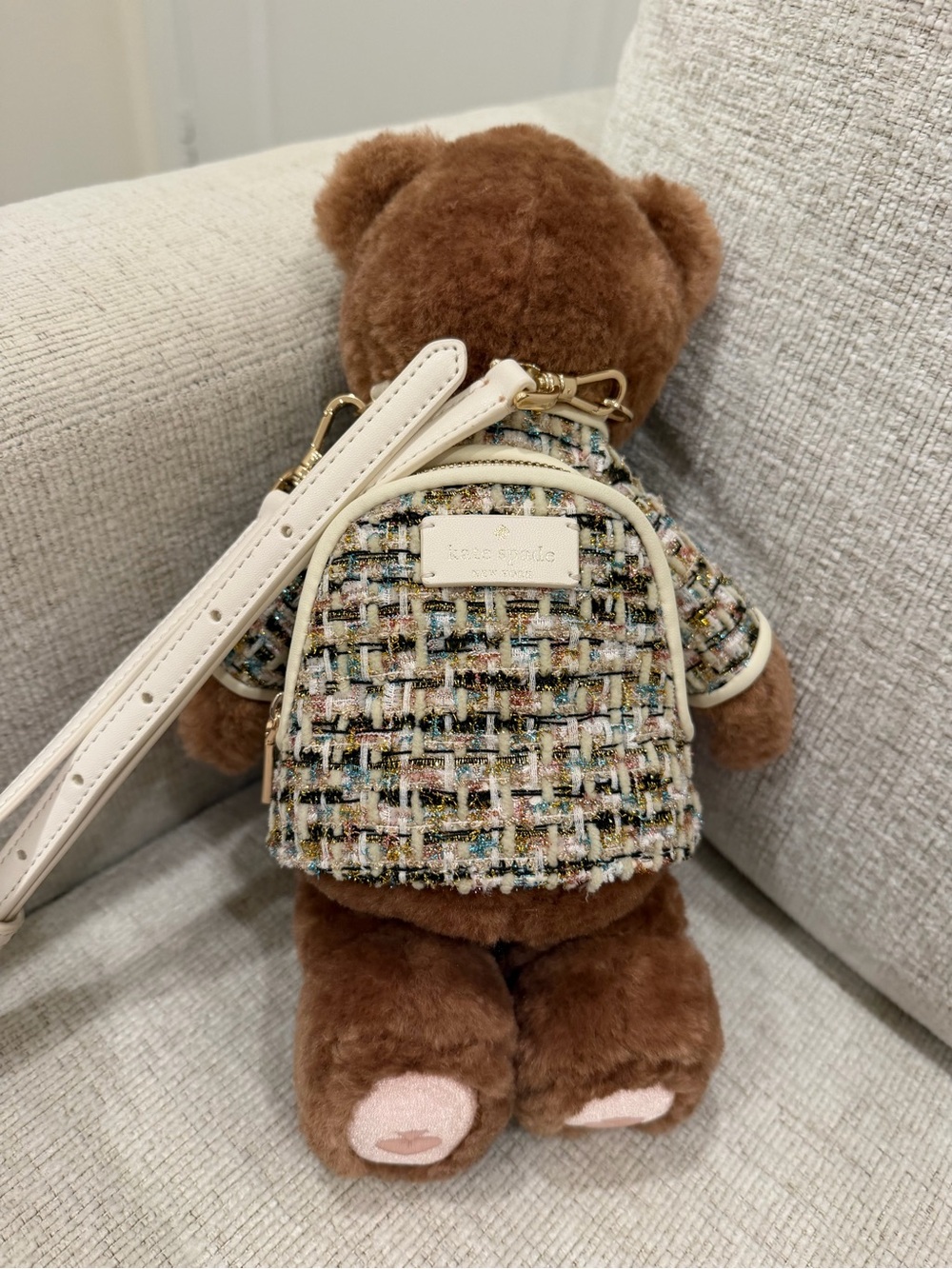Kate Spade New York "Oh What Fun" 3D Teddy Bear Crossbody Bag - Picture 3 of 9
